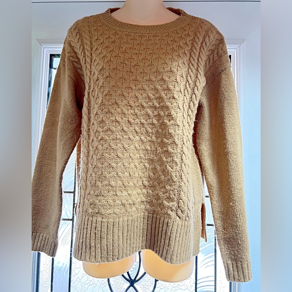 Joe Fresh Tan Cable Knit Sweater
